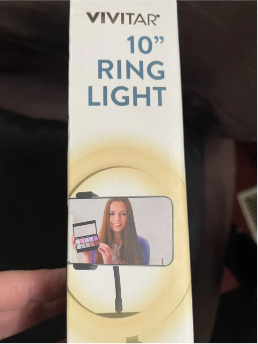 Vivitar 10” Ring Light (Vlog Podcast Essentials) NIB Phone Cradle w/Goose Neck